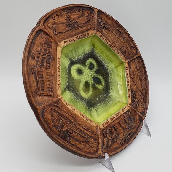 Treasure Craft of Hawaii Vintage Souvenir Ashtray or Decorative Dish - Picture 8 of 10